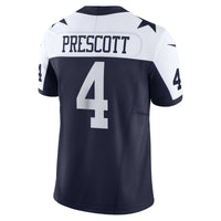Dallas Cowboys Dak Prescott Nike Navy Vapor F.U.S.E. Limited Jersey