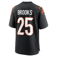 Cincinnati Bengals Tahj Brooks Nike Black Team Game Jersey