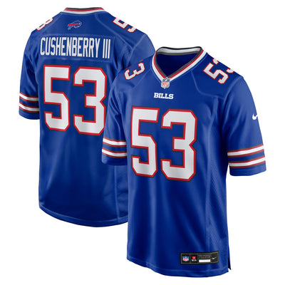 Buffalo Bills Lloyd Cushenberry III Nike Royal Team Game Jersey