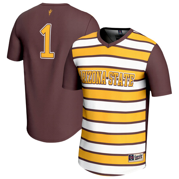 #1 Arizona State Sun Devils GameDay Greats Lightweight Soccer Fashion Jersey - Maroon