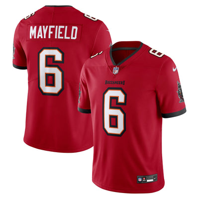 Tampa Bay Buccaneers Baker Mayfield Nike Red Vapor Untouchable Stitched Limited Jersey
