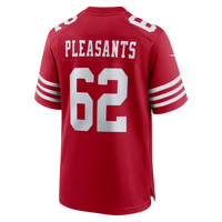 San Francisco 49ers Austen Pleasants Nike Scarlet Team Game Jersey