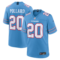 Tennessee Titans Tony Pollard Nike Light Blue Game Jersey