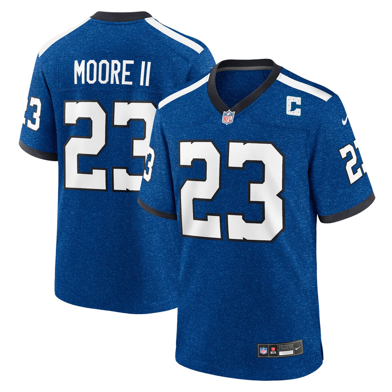 Indianapolis Colts Kenny Moore II Nike Royal Indiana Nights Alternate Game Jersey