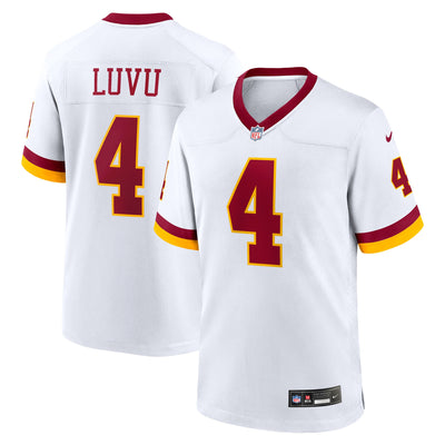 Washington Commanders Frankie Luvu Nike White Game Super Bowl Era Jersey