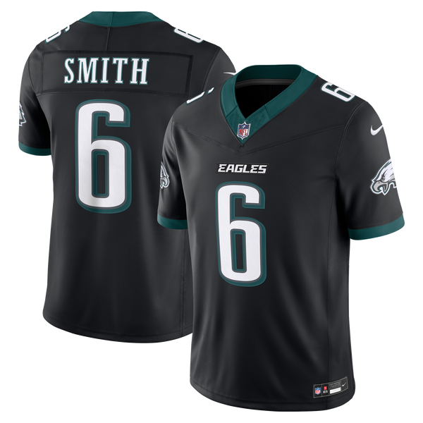 Philadelphia Eagles DeVonta Smith Nike Black Alternate Vapor F.U.S.E. Stitched Limited Jersey