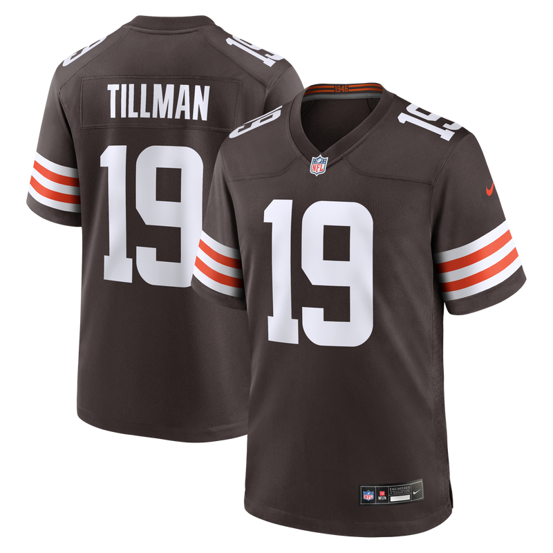 Cleveland Browns Cedric Tillman Nike Brown Game Jersey