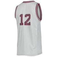 #12 Texas A&M Aggies adidas Reverse Retro Jersey - Gray