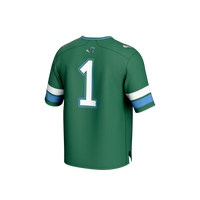#1 Tulane Green Wave GameDay Greats Collegiate Football Fashion Jersey - Green