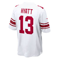 New York Giants Jalin Hyatt Nike White Game Jersey