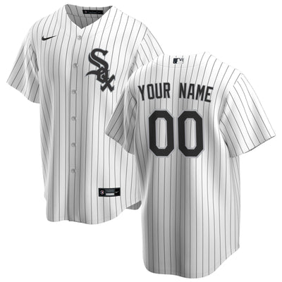 Chicago White Sox Nike White Home Replica Custom Jersey