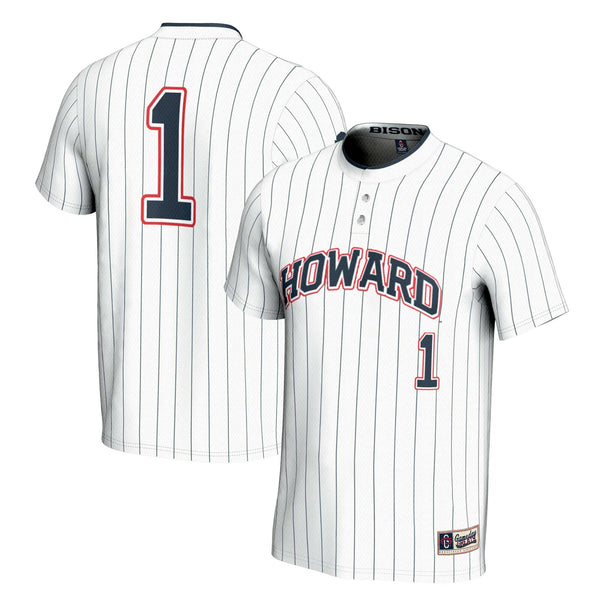 #1 Howard Bison GameDay Greats Lightweight Softball Jersey - White