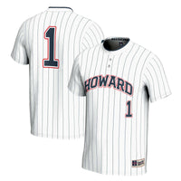 #1 Howard Bison GameDay Greats Lightweight Softball Jersey - White