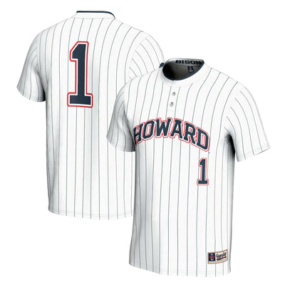 #1 Howard Bison GameDay Greats Lightweight Softball Jersey - White