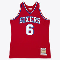 Philadelphia 76ers Mitchell & Ness Julius Erving 82-83 Authentic Road Jersey - Scarlet