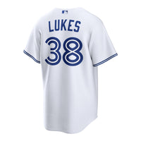 Toronto Blue Jays Nathan Lukes Nike White Home Replica Jersey