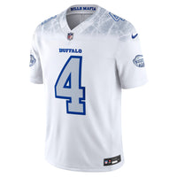 Buffalo Bills James Cook III Nike White 2025 Rivalries Collection Stitched Limited Jersey