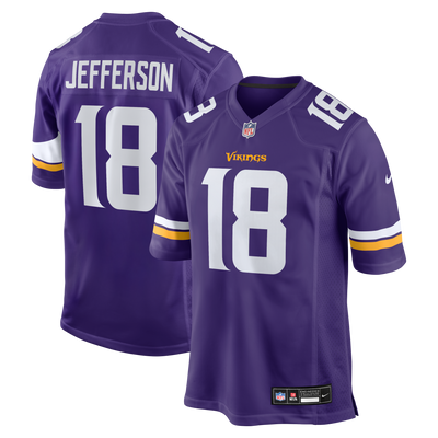 Minnesota Vikings Justin Jefferson Nike Purple Game Jersey