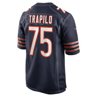 Chicago Bears Ozzy Trapilo Nike Navy Team Game Jersey