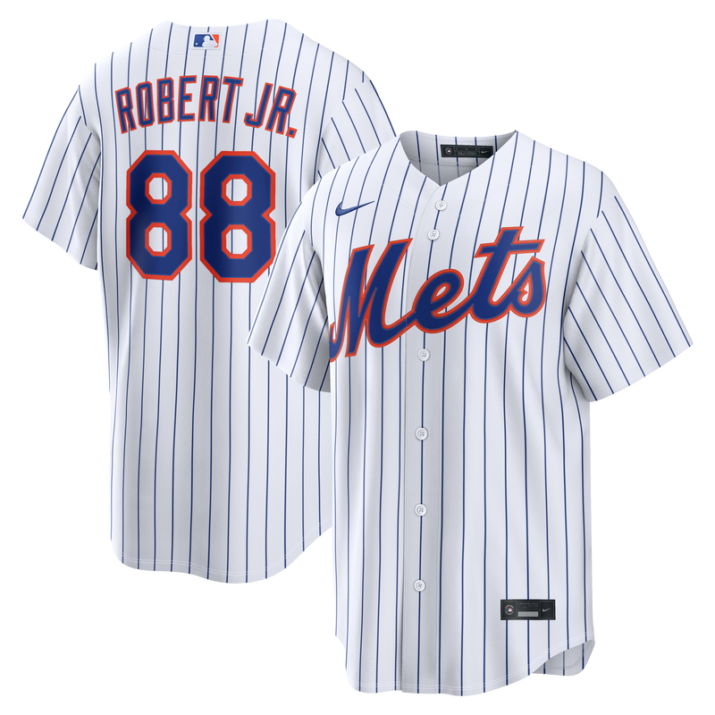 New York Mets Luis Robert Jr. Nike White Home Replica Jersey
