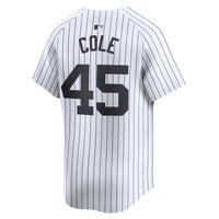 New York Yankees Gerrit Cole Nike White Home Limited Player Jersey