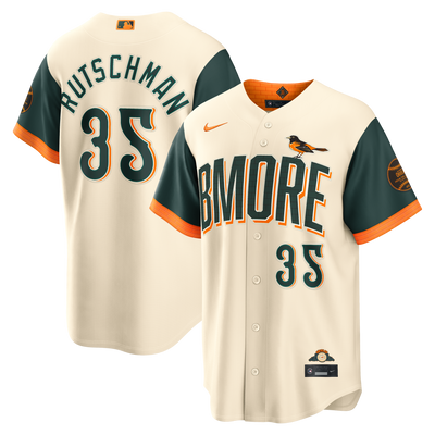 Baltimore Orioles Adley Rutschman Nike Cream 2026 City Connect Stadium Jersey