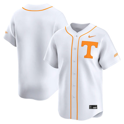 Nike White Tennessee Volunteers Baseball Limited Jersey