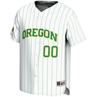 Oregon Ducks GameDay Greats NIL Pick-A-Player Lightweight Baseball Jersey - White