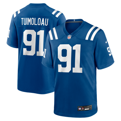 Indianapolis Colts JT Tuimoloau Nike Royal Team Game Jersey