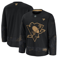Pittsburgh Penguins Fanatics Black 2024 Military Appreciation Practice Jersey