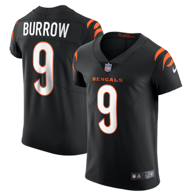 Cincinnati Bengals Joe Burrow Nike Black Vapor Elite Jersey