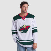 Minnesota Wild Fanatics White Away Premium Jersey