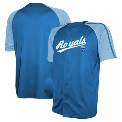 Kansas City Royals Stitches Royal Team Raglan Jersey