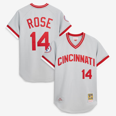 Cincinnati Reds Pete Rose Mitchell & Ness Gray 1976 Authentic Jersey