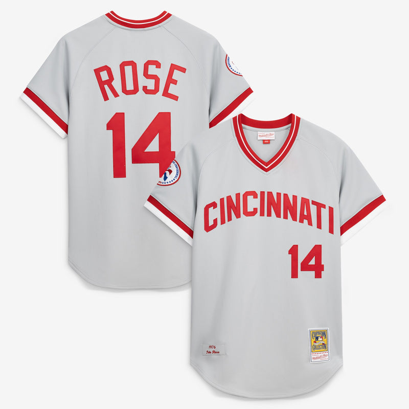 Cincinnati Reds Pete Rose Mitchell & Ness Gray 1976 Authentic Jersey