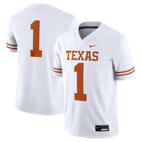 #1 Texas Longhorns Nike Game Jersey - White