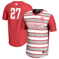 #27 Houston Cougars GameDay Greats Lightweight Soccer Fashion Jersey - Red