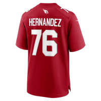 Arizona Cardinals Will Hernandez Nike Cardinal Team Game Jersey