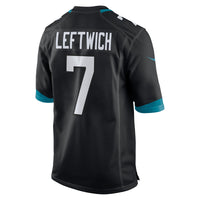 Jacksonville Jaguars Byron Leftwich Nike Black Retired Player Alternate Game Jersey