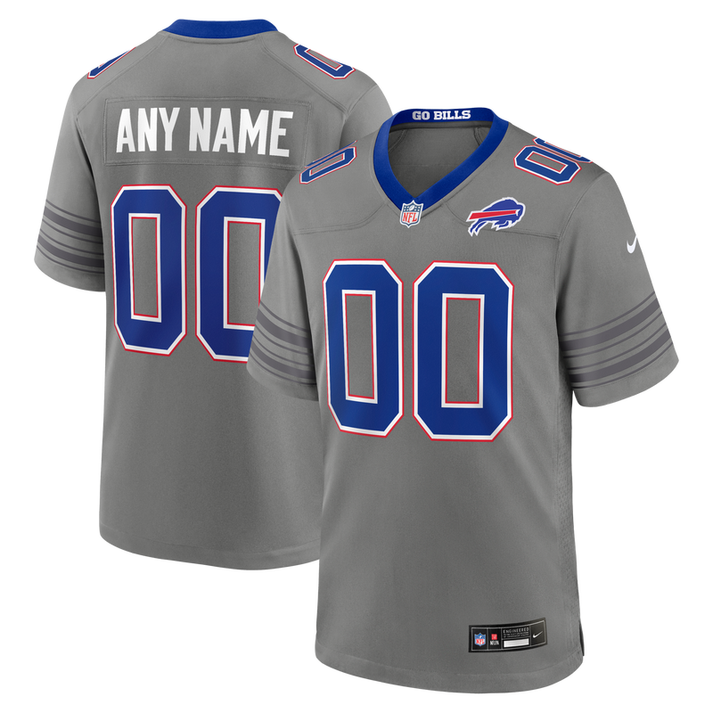 Buffalo Bills Nike Gray Nickel City Custom Game Jersey