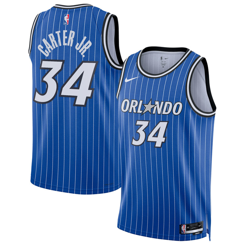 Orlando Magic Nike Replica Icon Edition Swingman Jersey - Blue - Wendell Carter Jr. -