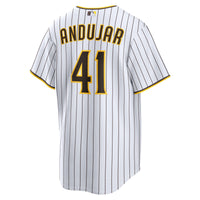 San Diego Padres Miguel Andujar Nike White Home Replica Jersey
