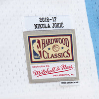 Mitchell & Ness Nikola Jokic White Denver Nuggets 2016/17 Throwback Swingman Jersey