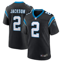 Carolina Panthers Mike Jackson Nike Black Game Jersey