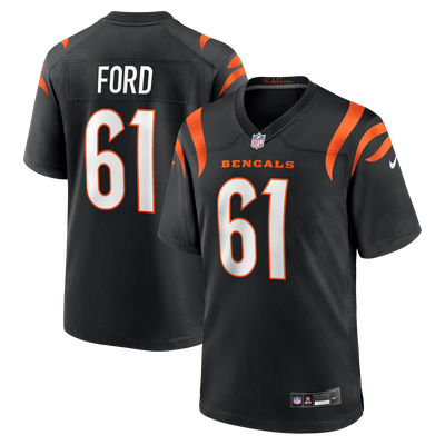 Cincinnati Bengals Cody Ford Nike Black Game Jersey