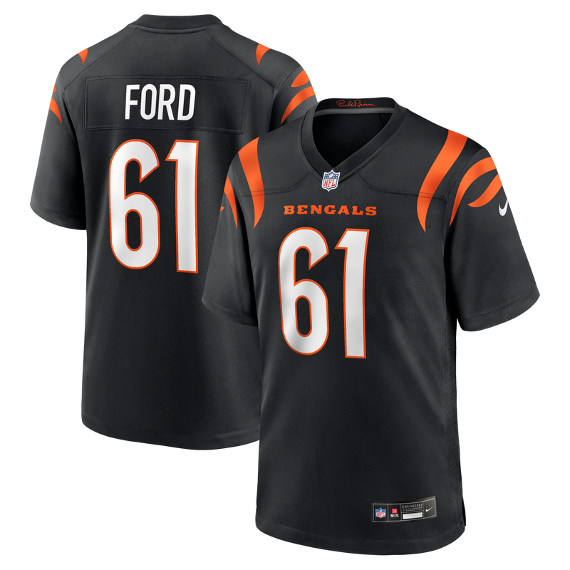 Cincinnati Bengals Cody Ford Nike Black Game Jersey