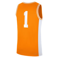 Nike #1 Tennessee Orange Tennessee Volunteers Road Replica Jersey