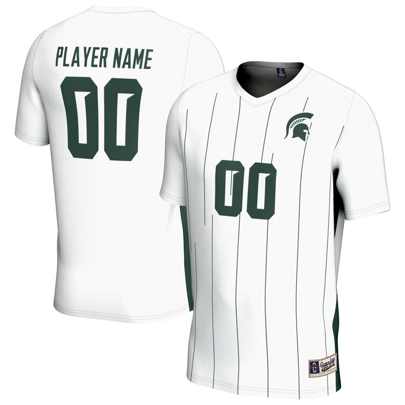 Michigan State Spartans GameDay Greats NIL Pick-A-Player Soccer Jersey - White