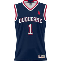 #1 Duquesne Dukes GameDay Greats Lightweight Basketball Jersey - Navy