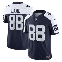 Dallas Cowboys CeeDee Lamb Nike Navy Vapor F.U.S.E. Limited Jersey
